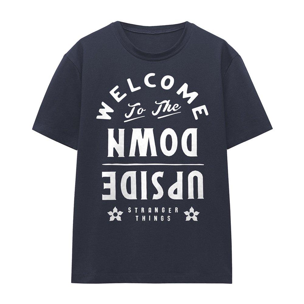 Navy - Stranger Things - Stranger Things Welcome To The Upside Down Ladies - 4