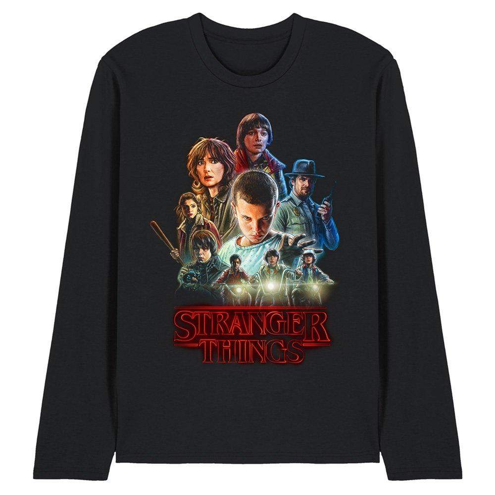 Stranger Things Stranger Things Season One Poster Long Sleeve T-Sh