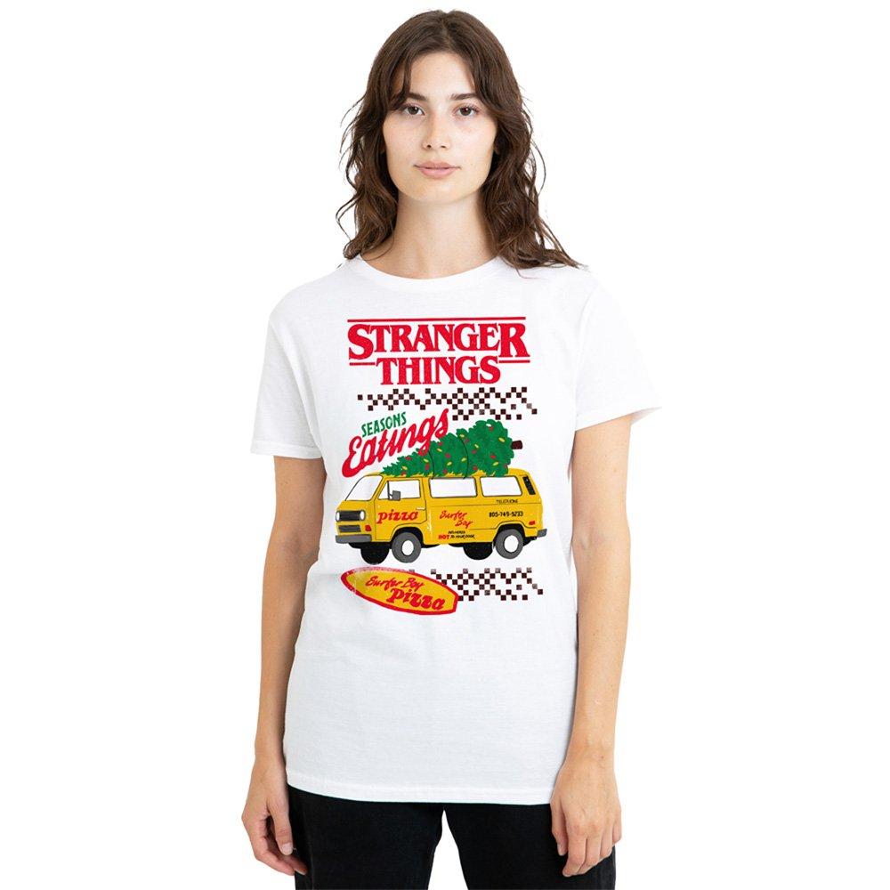 White - Stranger Things - Stranger Things Seasons Eatings Pizza Van Christma - 1
