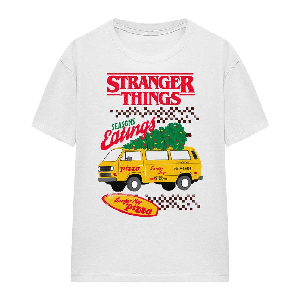 White - Stranger Things - Stranger Things Seasons Eatings Pizza Van Christma - 4