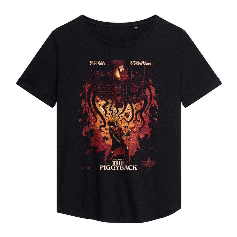Black - Stranger Things - Stranger Things Eddie Munson Poster Fashion T-Shir - 1