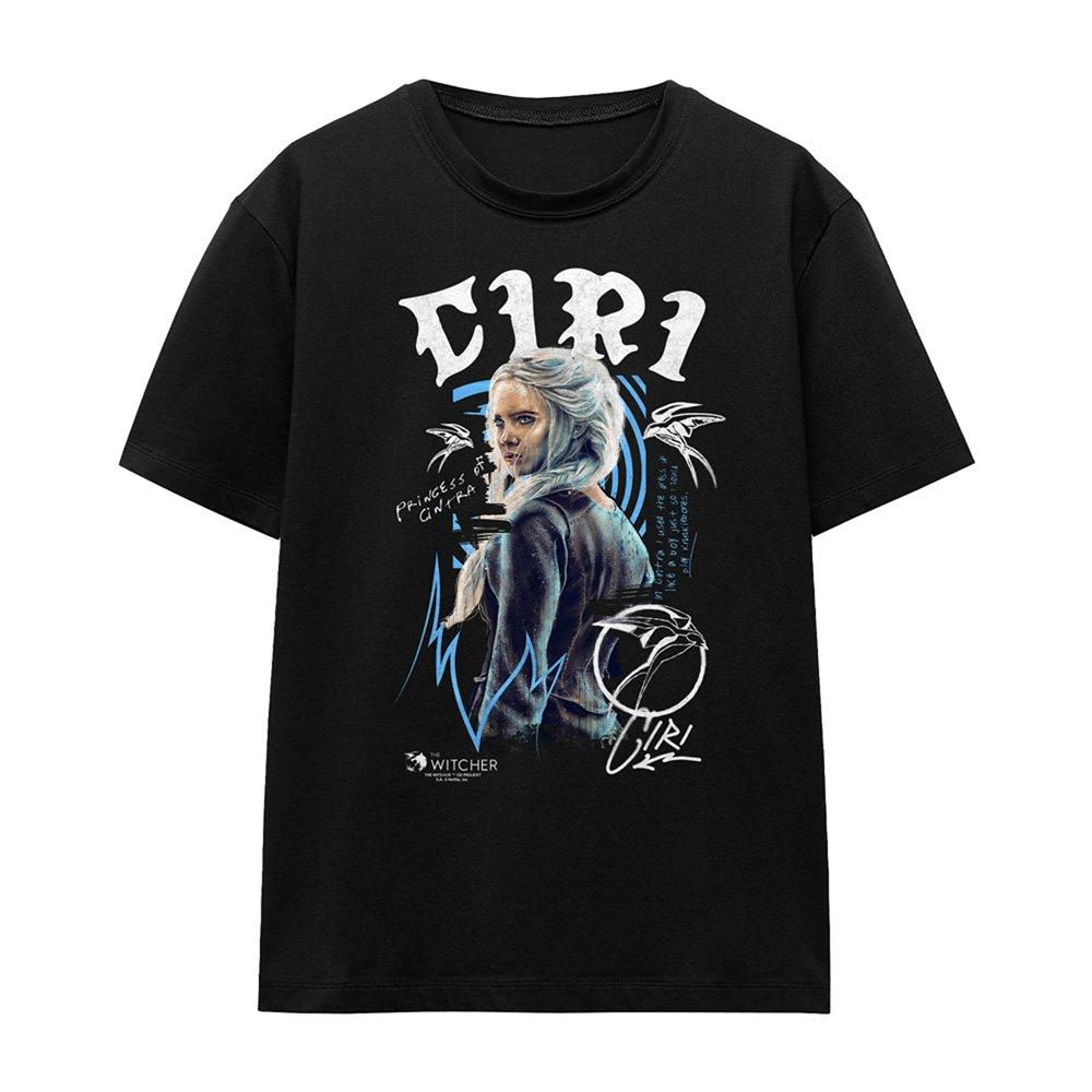 Black - The Witcher - The Witcher - Ciri Graffiti T-Shirt Black - 4