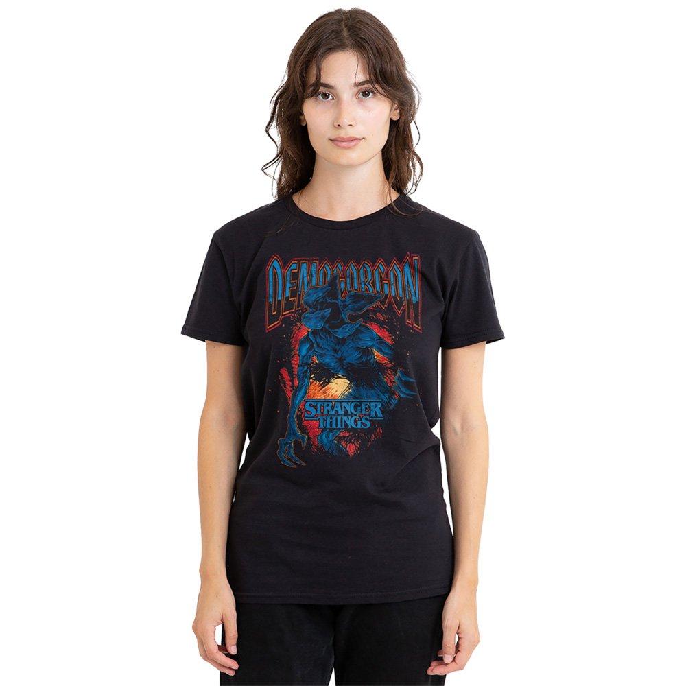 Black - Stranger Things - Stranger Things Demogorgon Band Ladies T Shirt Bl - 1