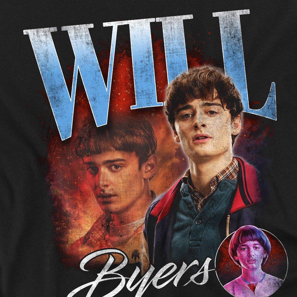 Black - Stranger Things - Stranger Things Will Homage Long Sleeve T-Shirt B - 2