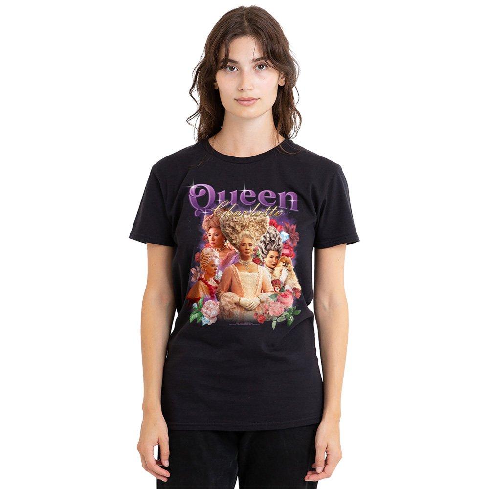 Black - Bridgerton - Bridgerton - Queen Charlotte Vintage T-Shirt Blac - 1