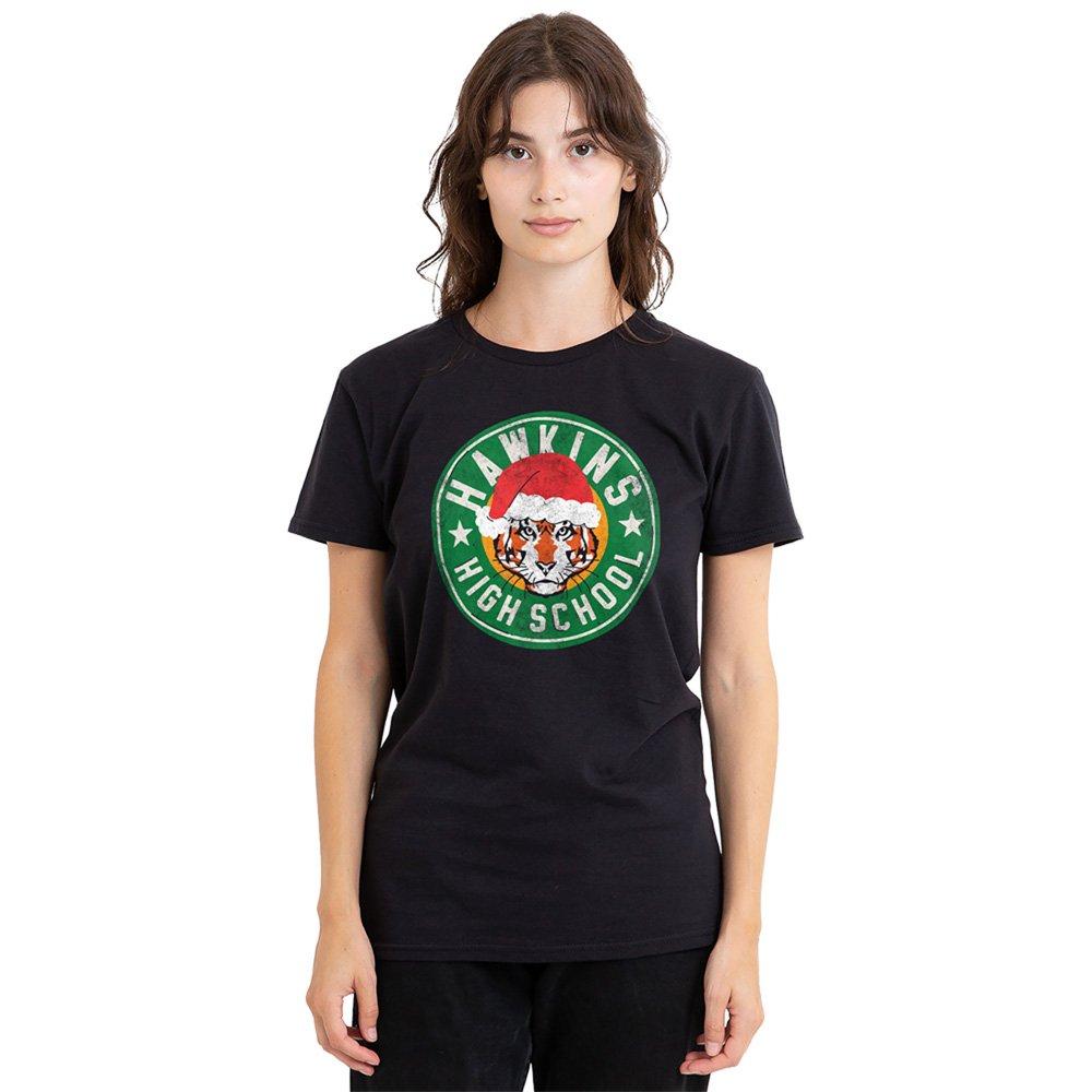 Black - Stranger Things - Stranger Things Hawkins High School Christmas Logo - 1