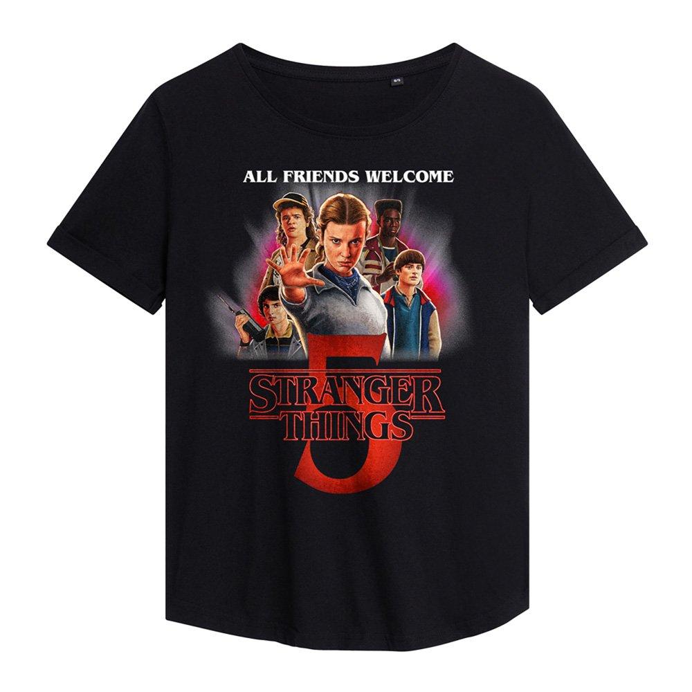 Black - Stranger Things - Stranger Things Season Five Poster Fashion T-Shirt - 1