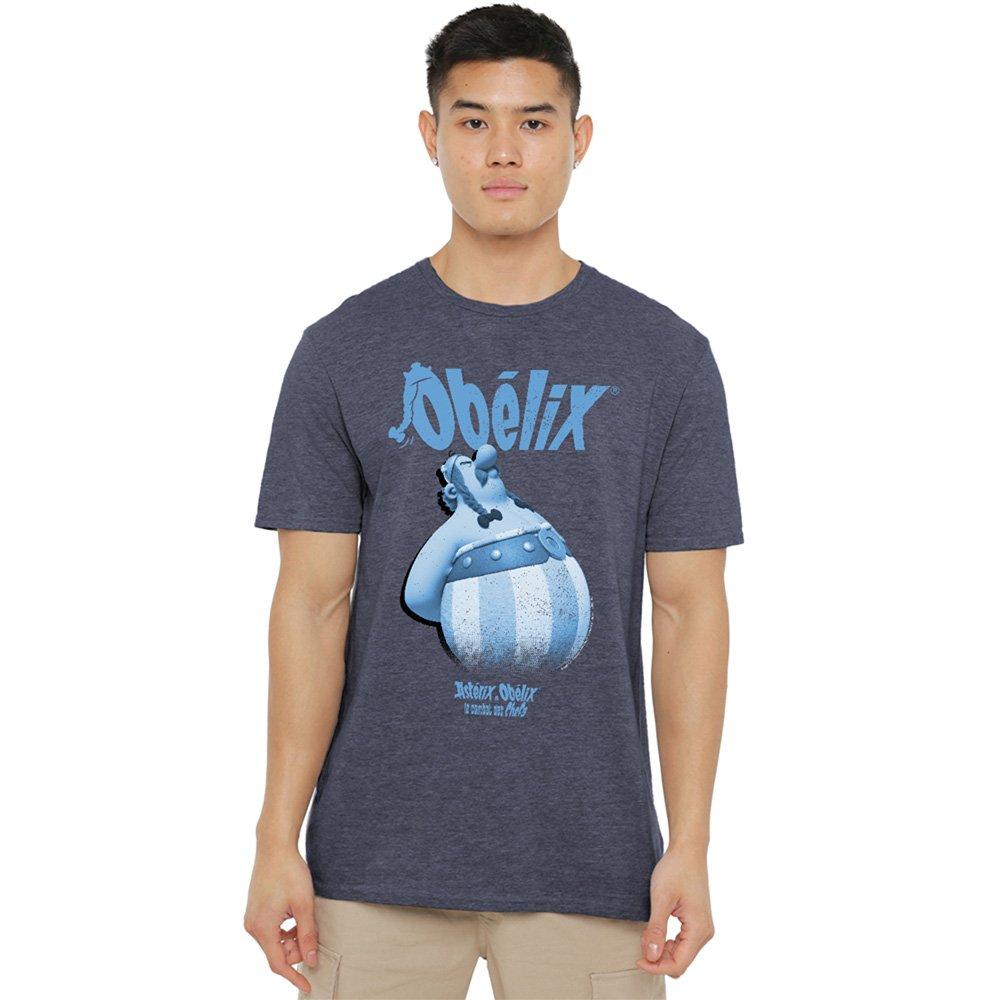 Navy - Other - Asterix & Obelix - Blue Grump T-Shirt Heather Nav - 1