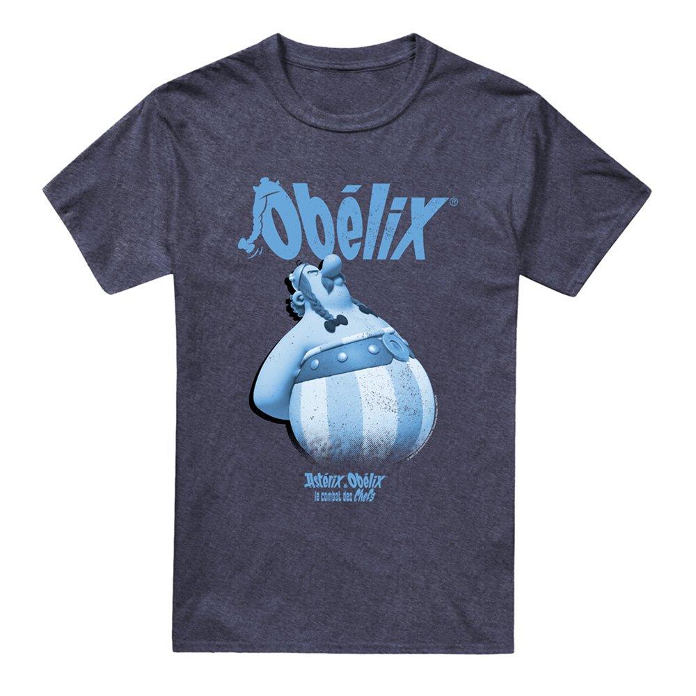 Navy - Other - Asterix & Obelix - Blue Grump T-Shirt Heather Nav - 4