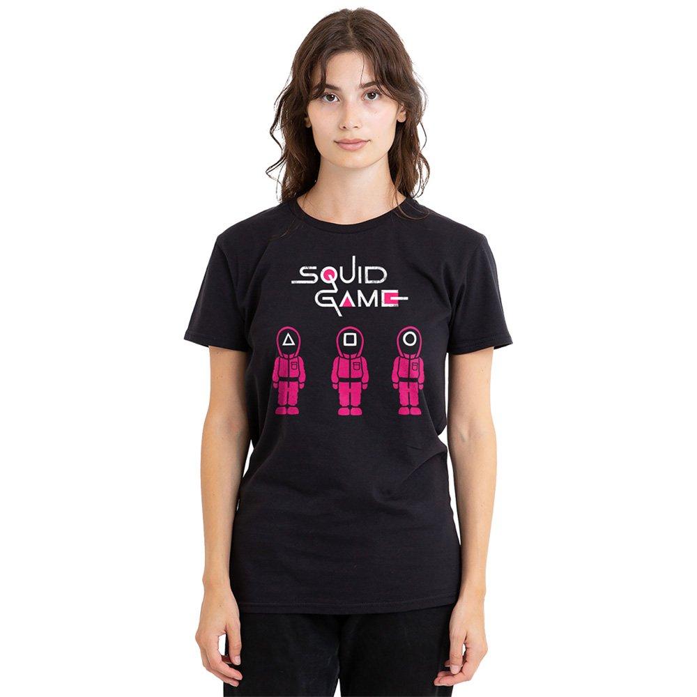 Black - Squid Game - Squid Game Soldiers Ladies T Shirt Black - 1