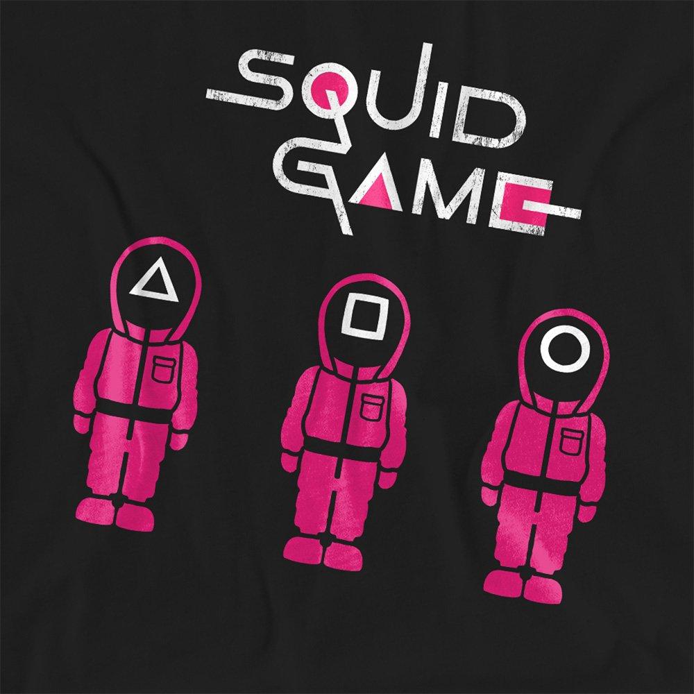 Black - Squid Game - Squid Game Soldiers Ladies T Shirt Black - 2