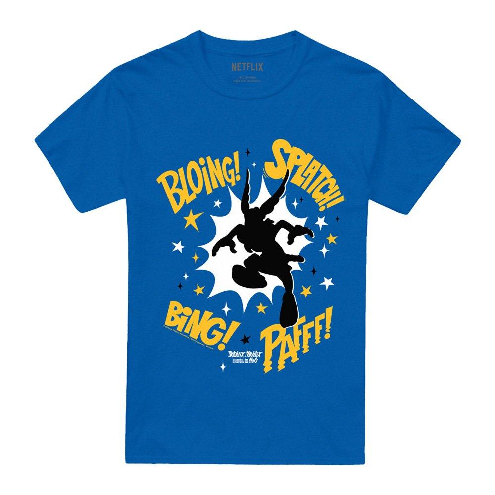 Blue - Other - Asterix & Obelix - Asterix Fight Silhouette T-Shir - 4