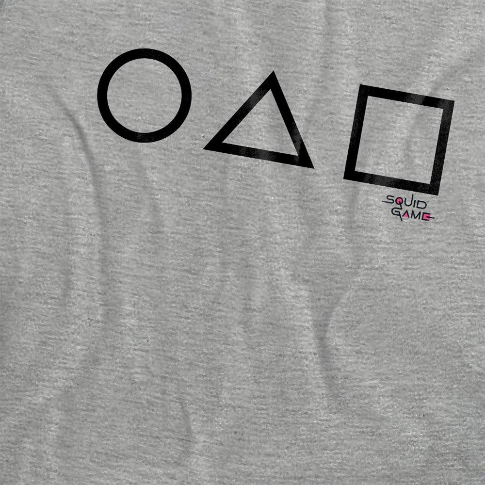 Grey - Squid Game - Squid Game Main Icons Ladies T Shirt Athletic Hea - 2