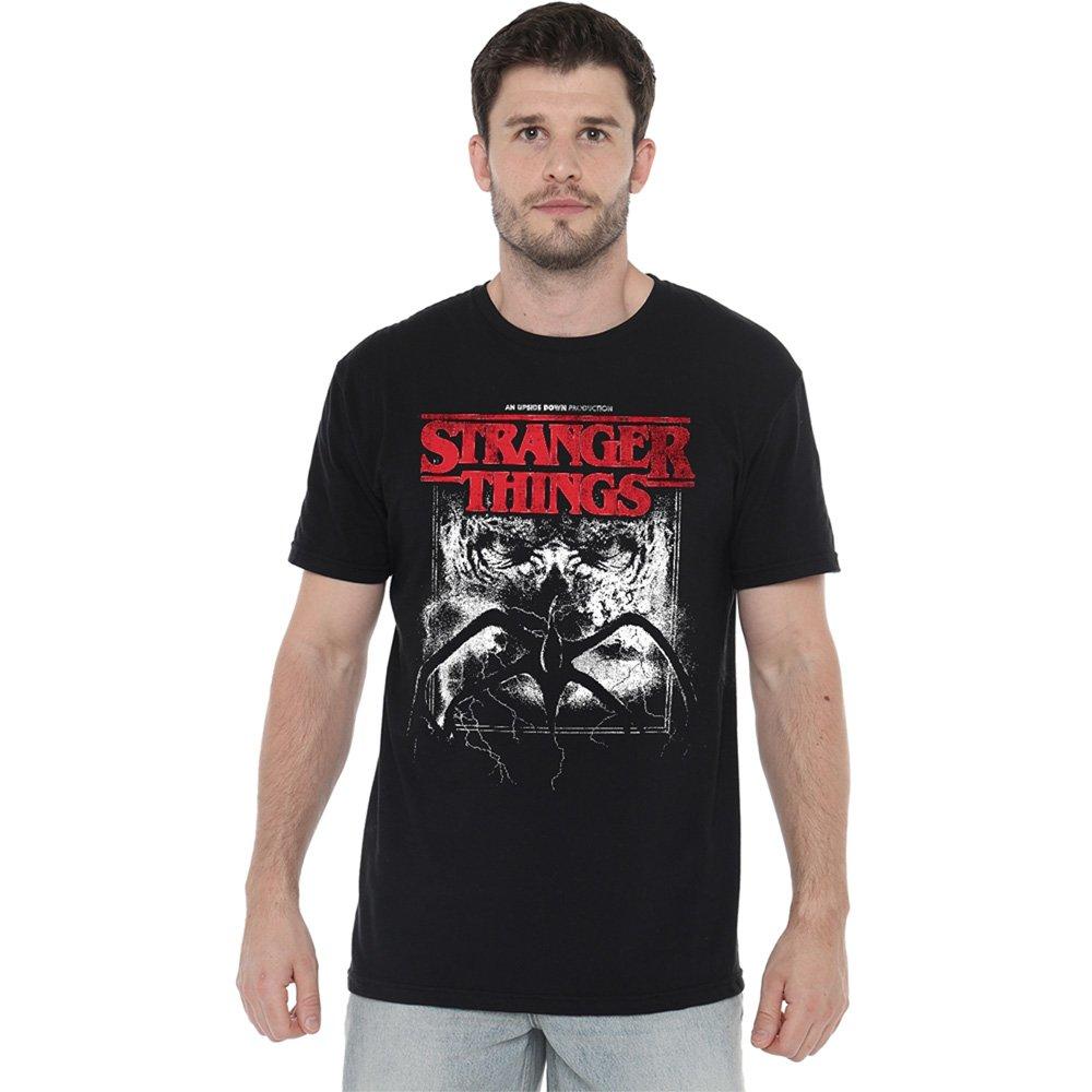 Black - Stranger Things - Stranger Things Vecna Mindflayer Poster T-Shirt B - 1