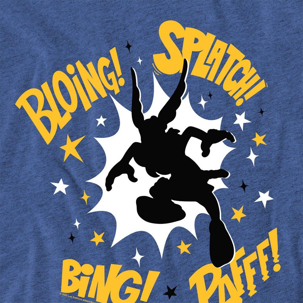 Blue - Other - Asterix & Obelix - Asterix Fight Silhouette T-Shir - 2