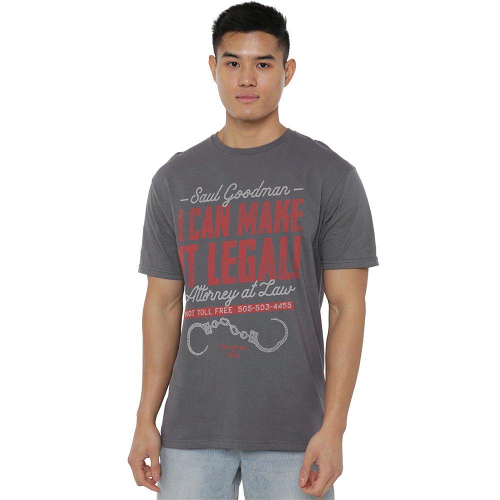 Grey - Breaking Bad - Breaking Bad Make It Legal T Shirt Charcoal - 1