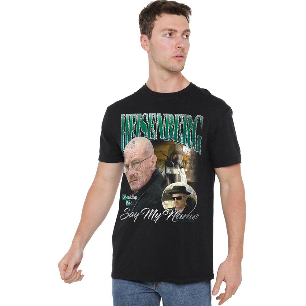 Breaking Bad Breaking Bad Heisenberg Homage T Shirt Black