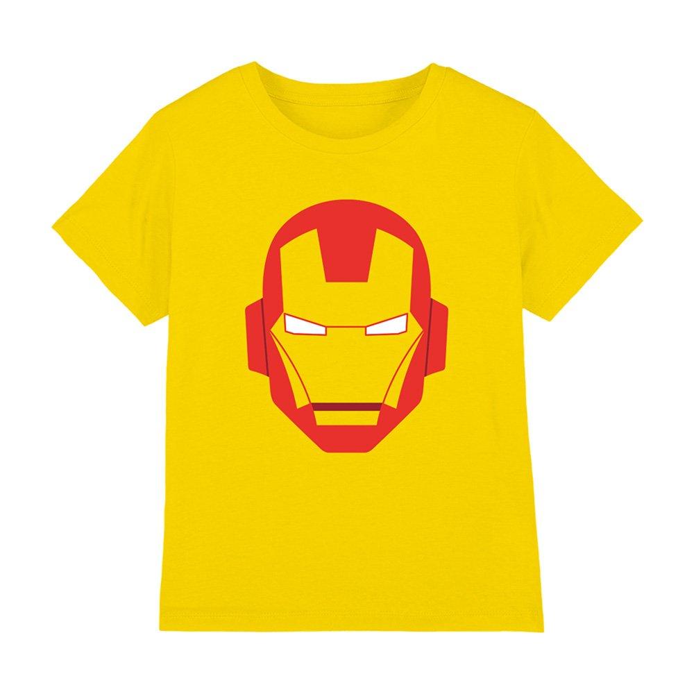 Yellow - Marvel - Iron Man Avengers Face Kids T-Shirt Yellow - 1