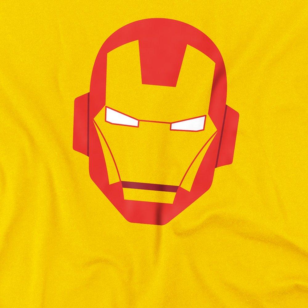 Yellow - Marvel - Iron Man Avengers Face Kids T-Shirt Yellow - 2