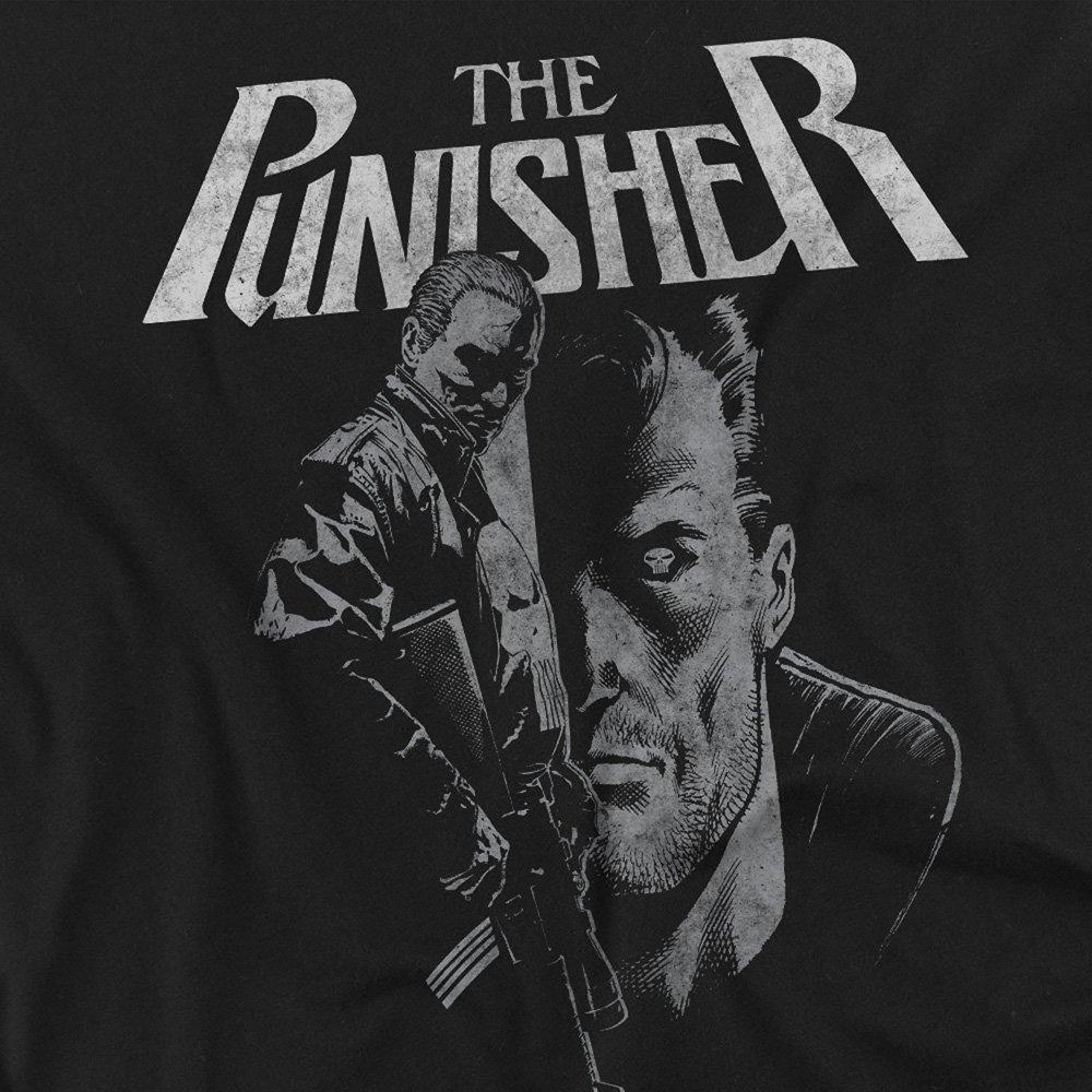 Black - Marvel - Punisher Rifle Cotton T-shirt - 2
