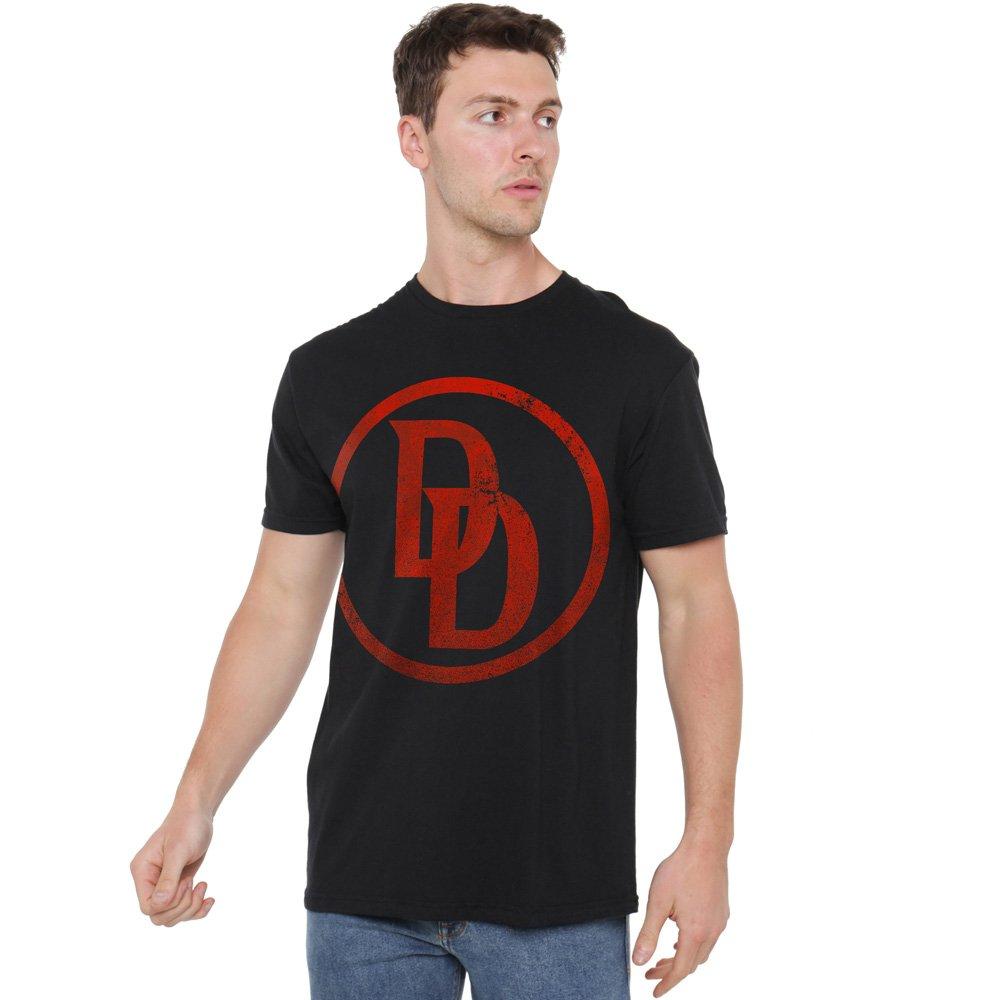 Black - Marvel - Daredevil Born Again Symbol T-Shirt  Black - 1