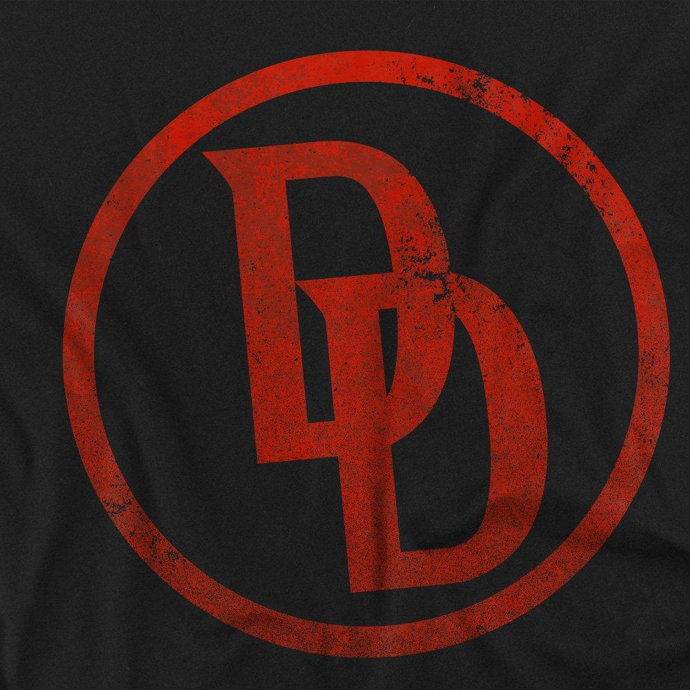 Black - Marvel - Daredevil Born Again Symbol T-Shirt  Black - 2