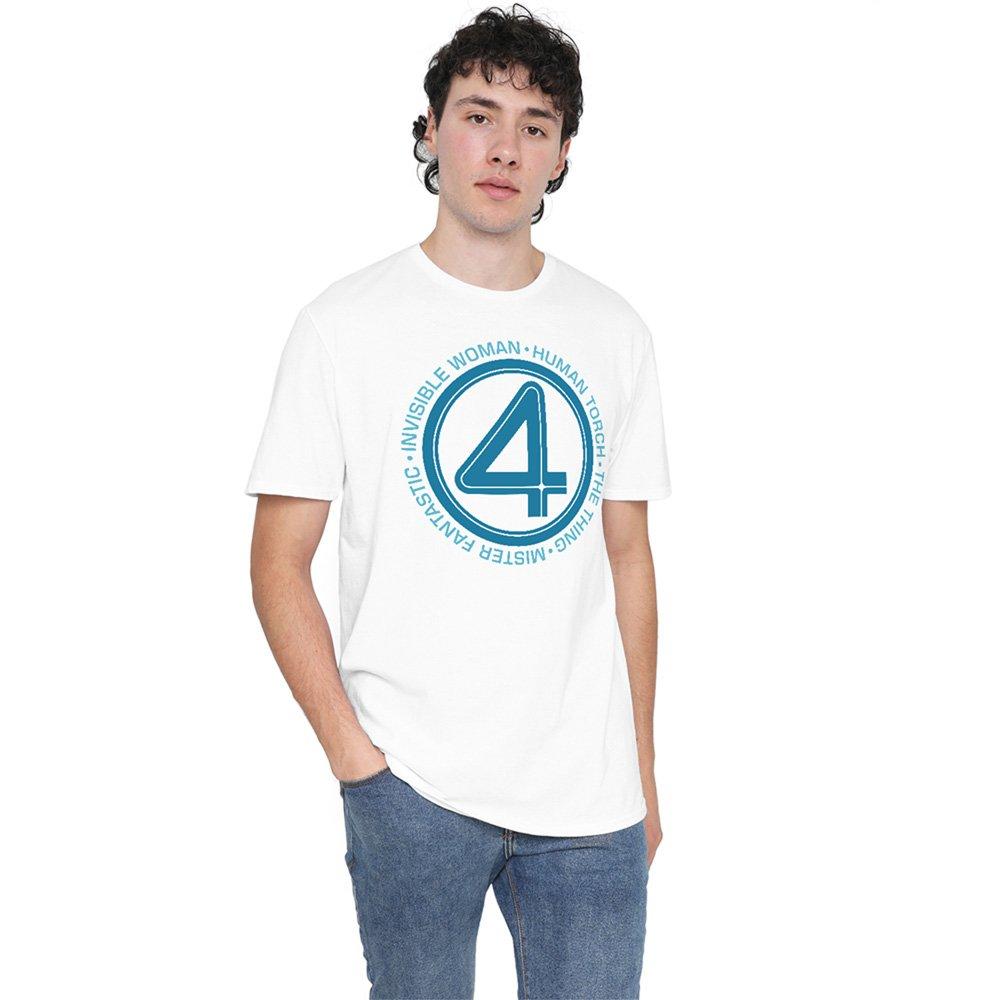 White - Marvel - Fantastic Four Superhero Team T-Shirt White - 1