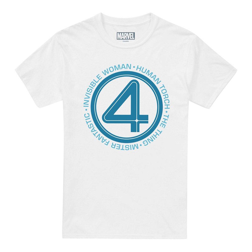 White - Marvel - Fantastic Four Superhero Team T-Shirt White - 4