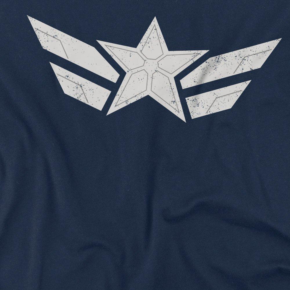 Navy - Marvel - Captain America Brave New World Star T-Shirt Navy - 2