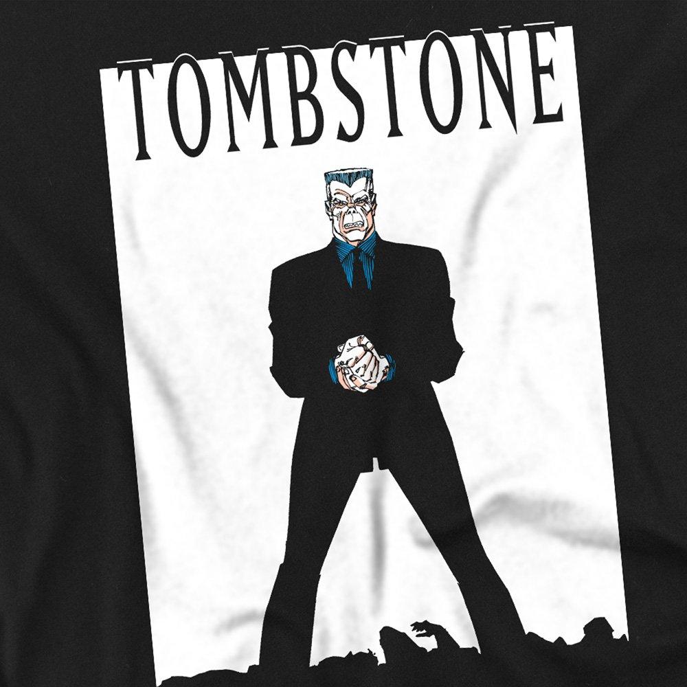Black - Marvel - Spiderman Retro Tombstone Cover T Shirt Black - 2