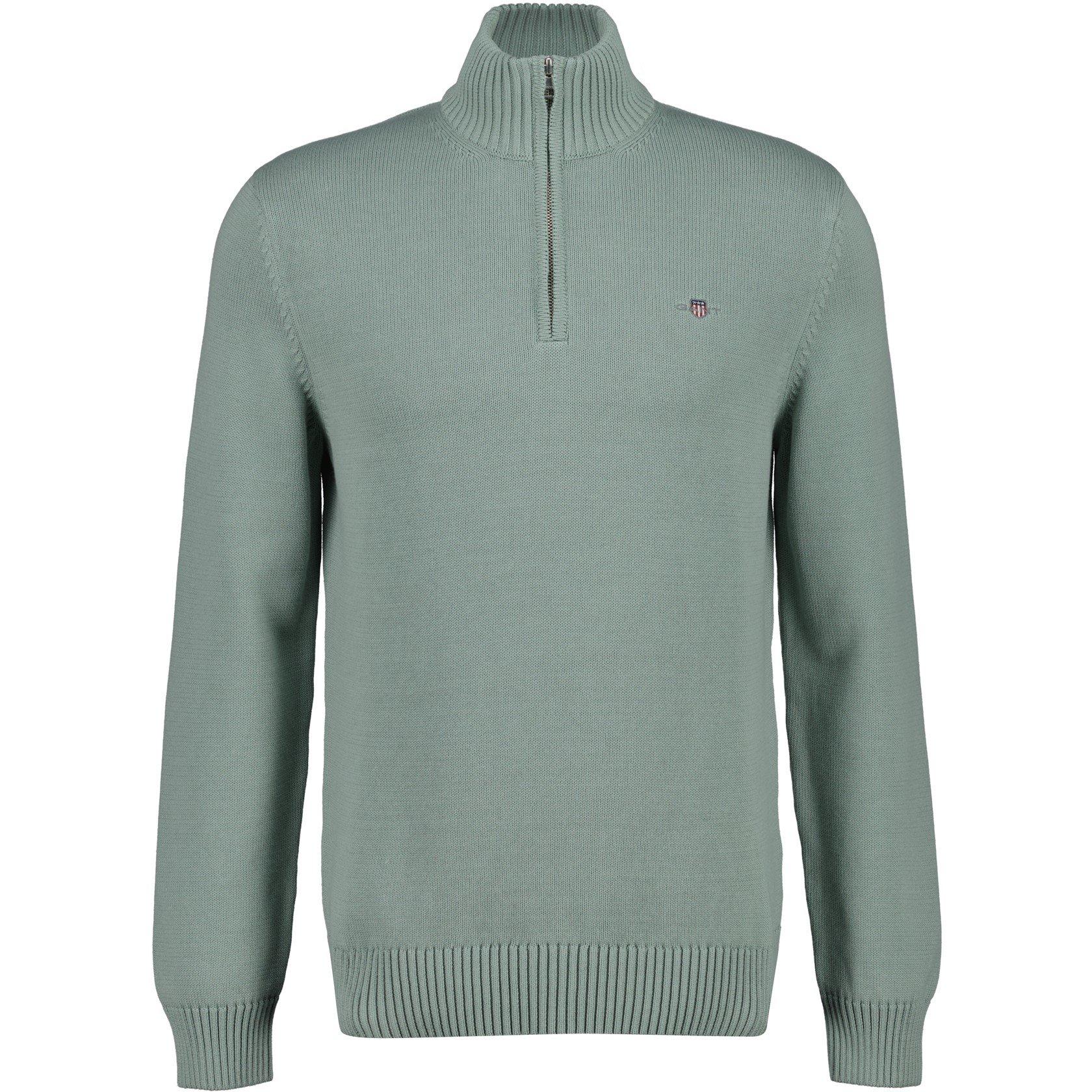 Gant Men's Casual Cotton Half-Zip - Ceramic 10 - M