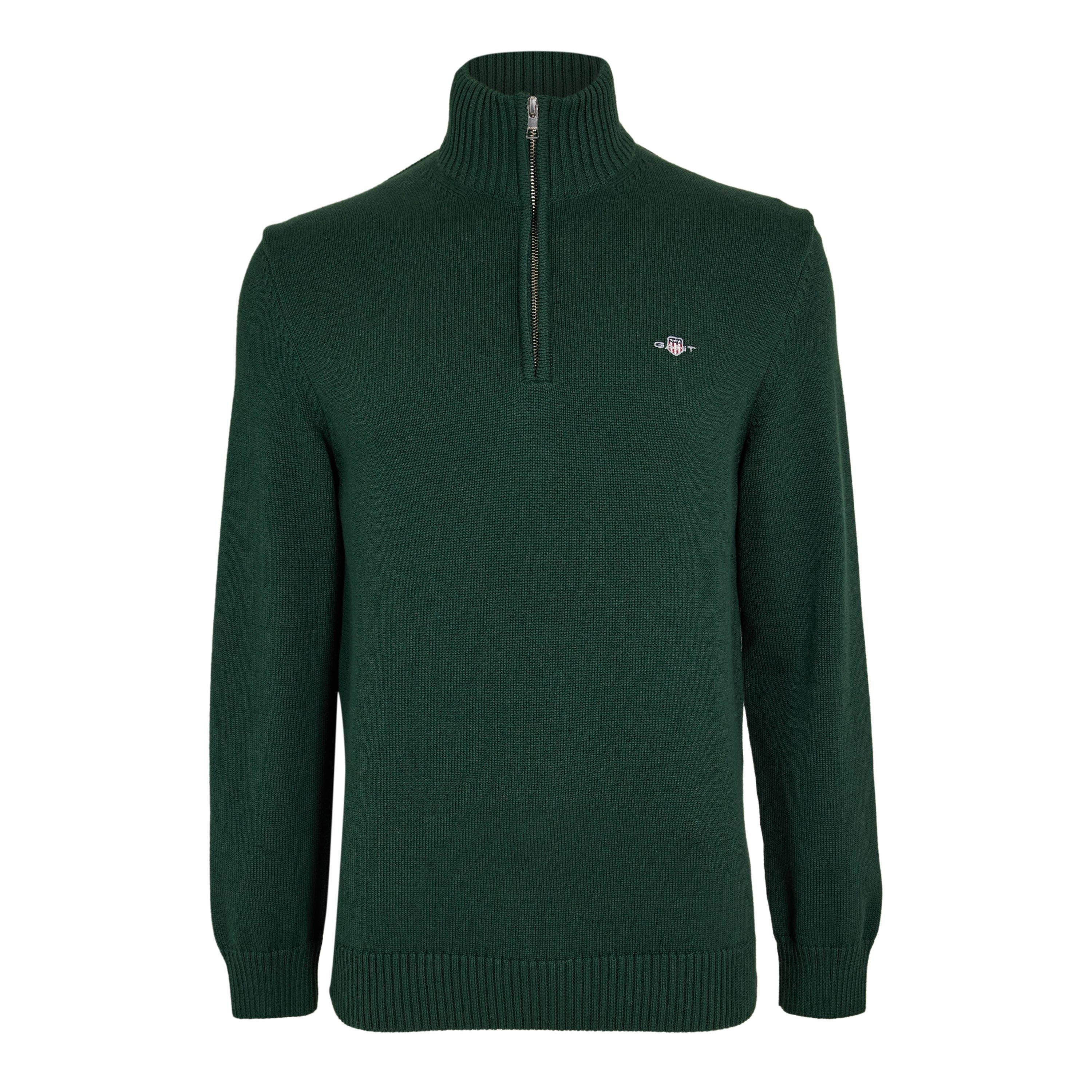 Gant Casual Cotton Half-Zip - Tarten Green - L