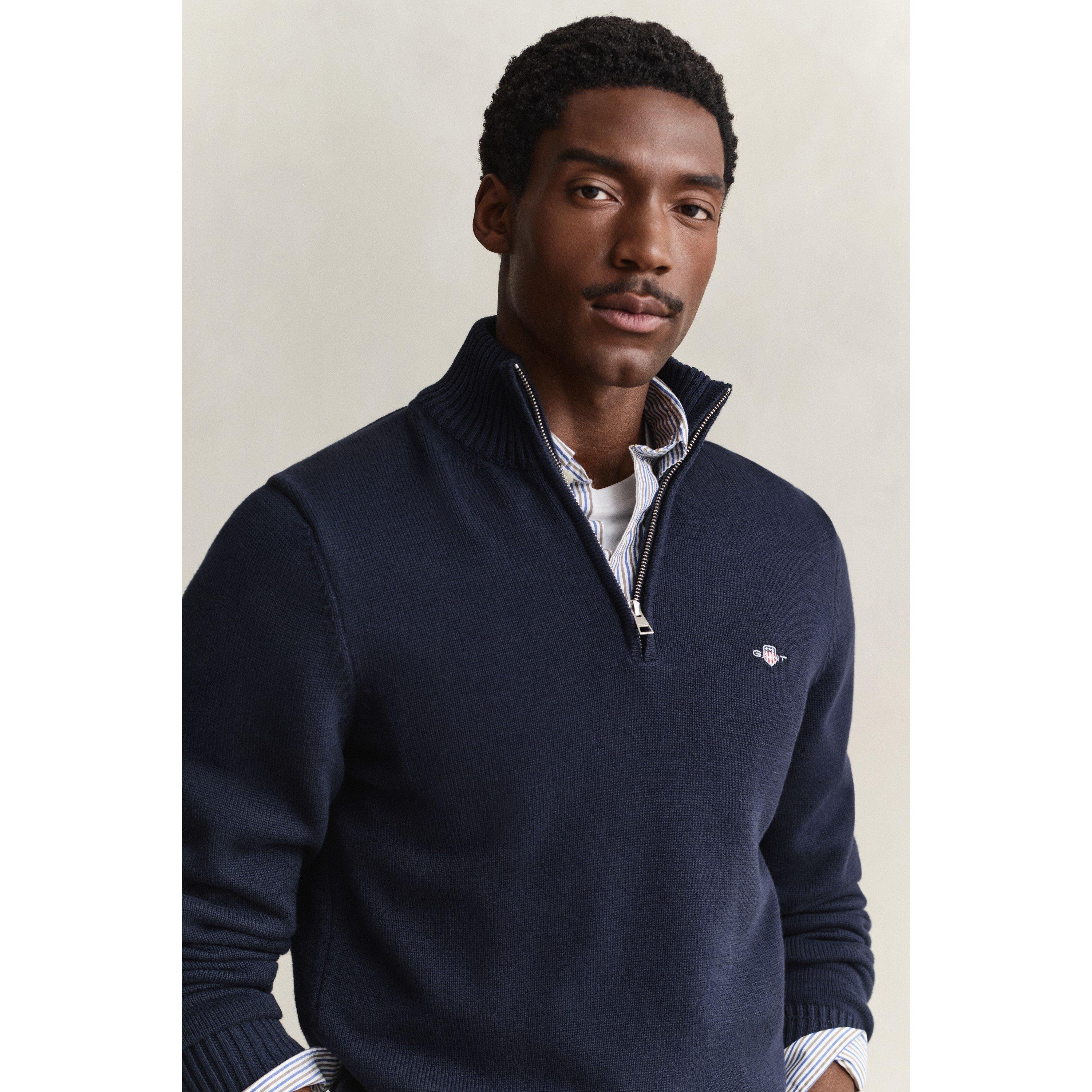 Marine 906 - Gant - Casual Cotton Half-Zip - 6