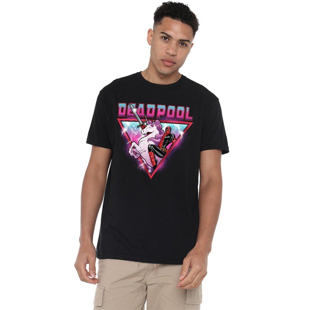 Black - Marvel - Deadpool Metal Unicorn Wade T Shirt Black - 1