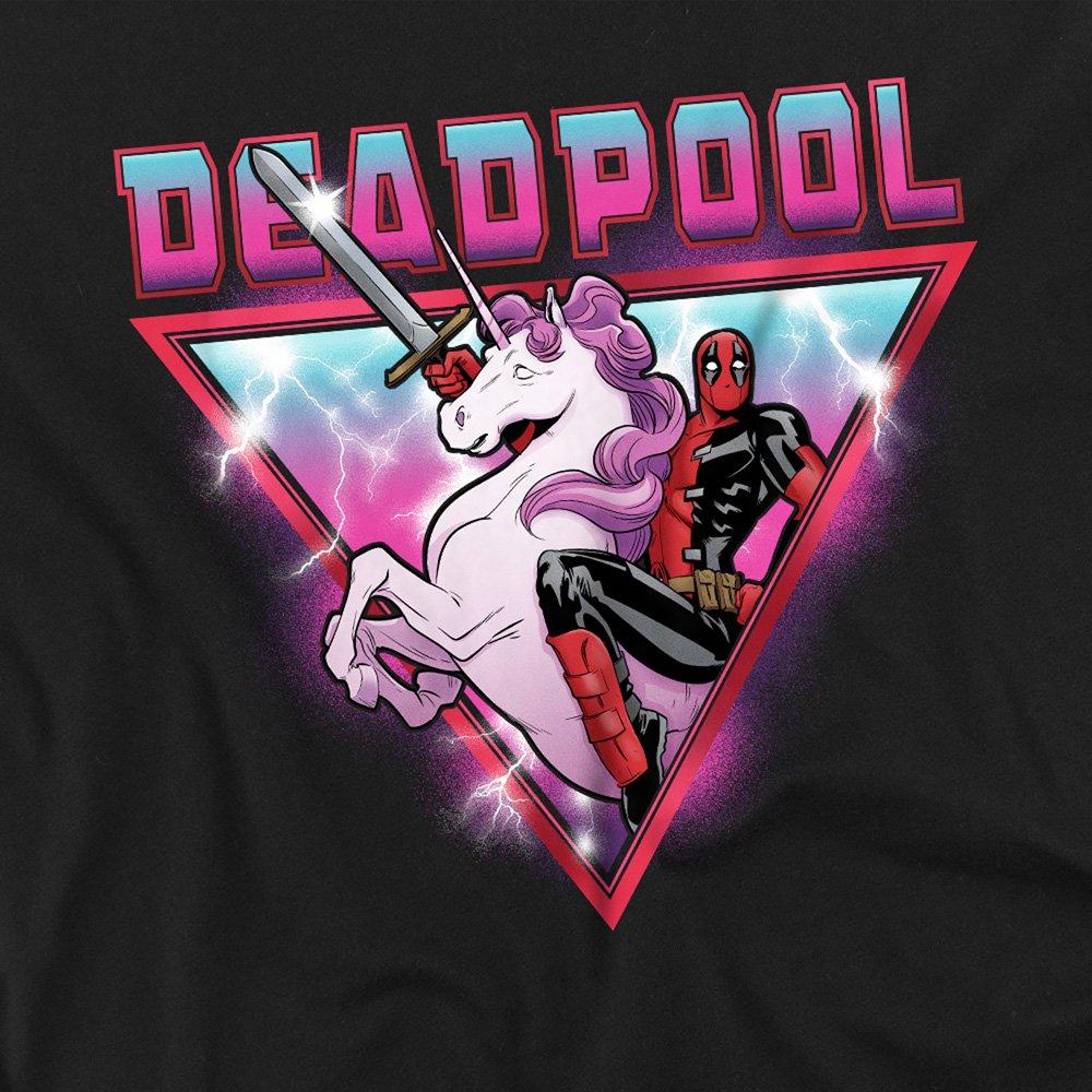 Black - Marvel - Deadpool Metal Unicorn Wade T Shirt Black - 2