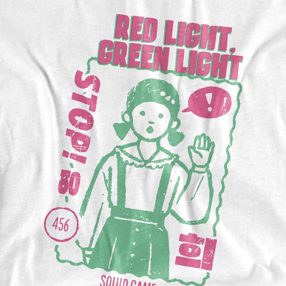 White - Squid Game - Squid Game Season 3 Red Light Green Light T-Shirt - 2