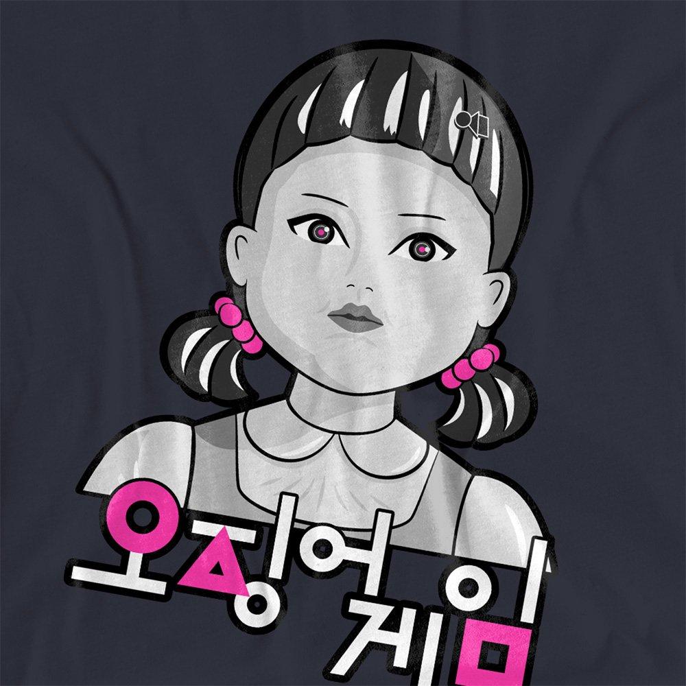Navy - Squid Game - Squid Game YoungHee Pop Art Ladies T Shirt Deep N - 2