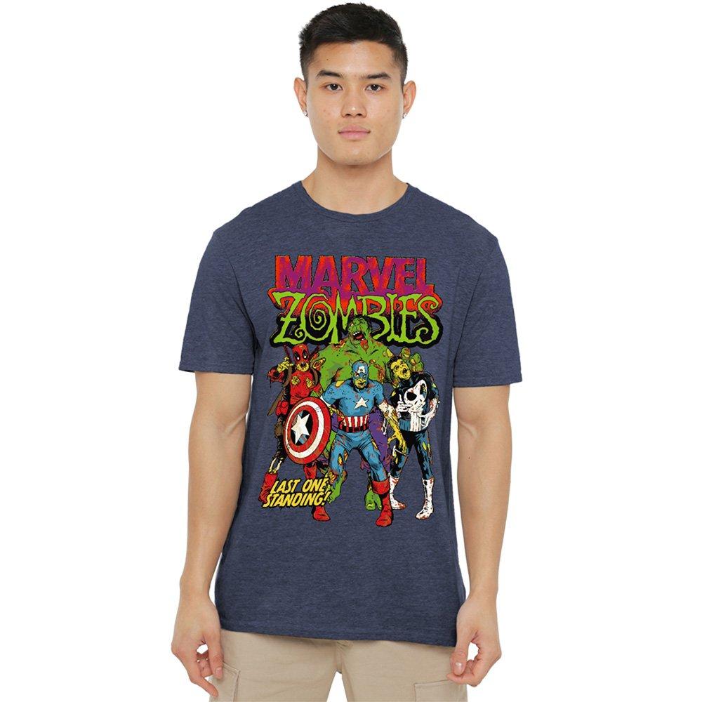 Navy - Marvel - Zombies Last One Standing T-Shirt Navy - 1