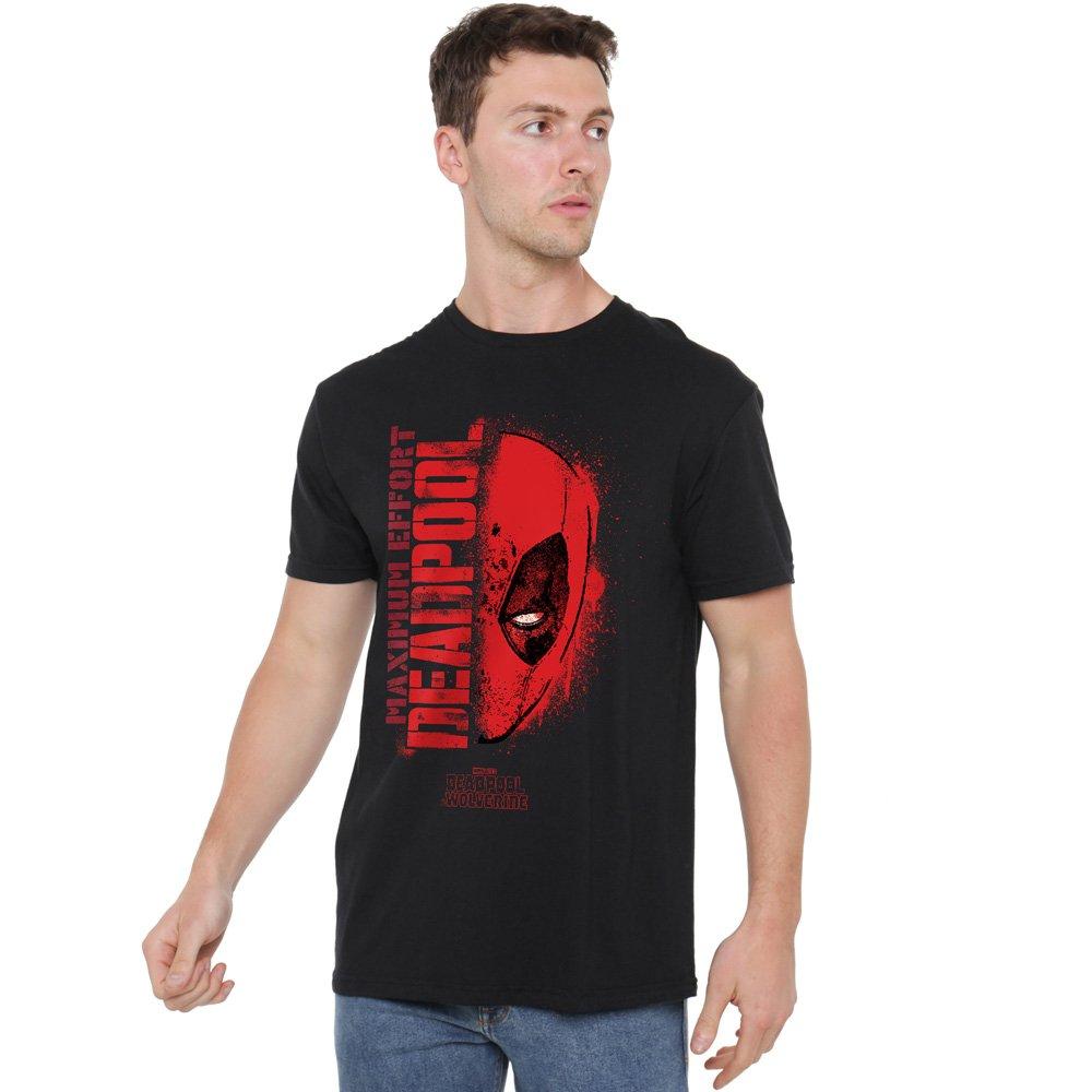 Black - Marvel - DEADPOOL GRAFFITI PORTRAIT T-Shirt Black - 1