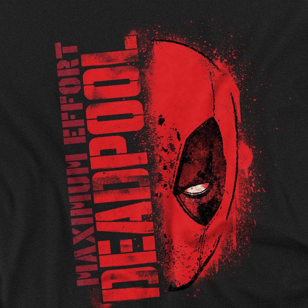 Black - Marvel - DEADPOOL GRAFFITI PORTRAIT T-Shirt Black - 2