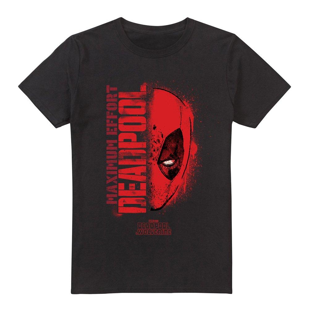 Black - Marvel - DEADPOOL GRAFFITI PORTRAIT T-Shirt Black - 4