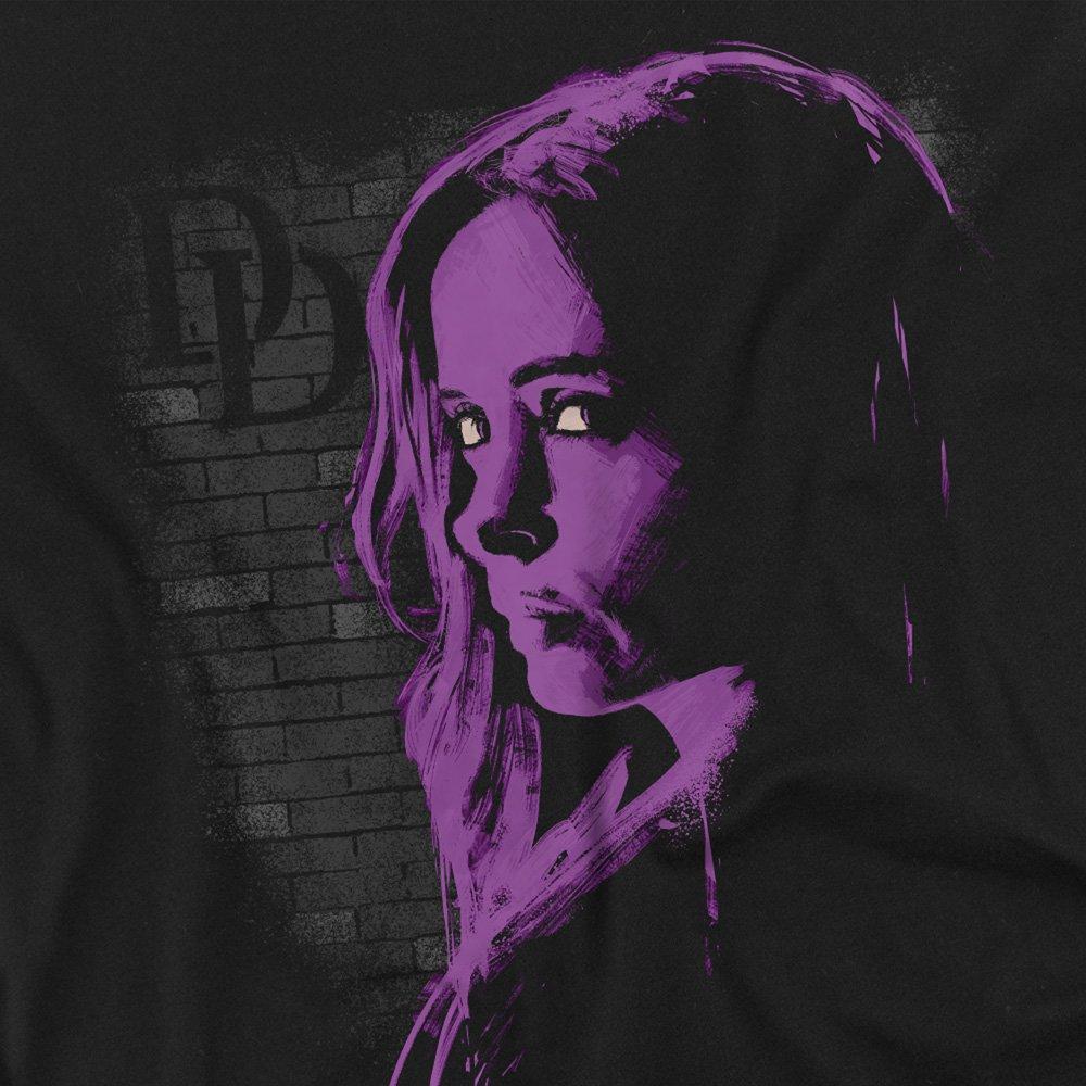 Black - Marvel - Daredevil Jessica Jones Paint T Shirt Black - 2