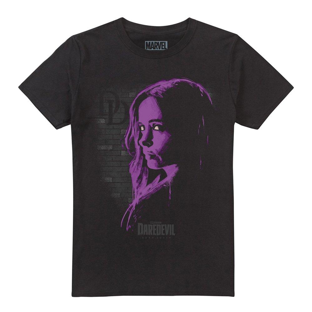 Black - Marvel - Daredevil Jessica Jones Paint T Shirt Black - 4