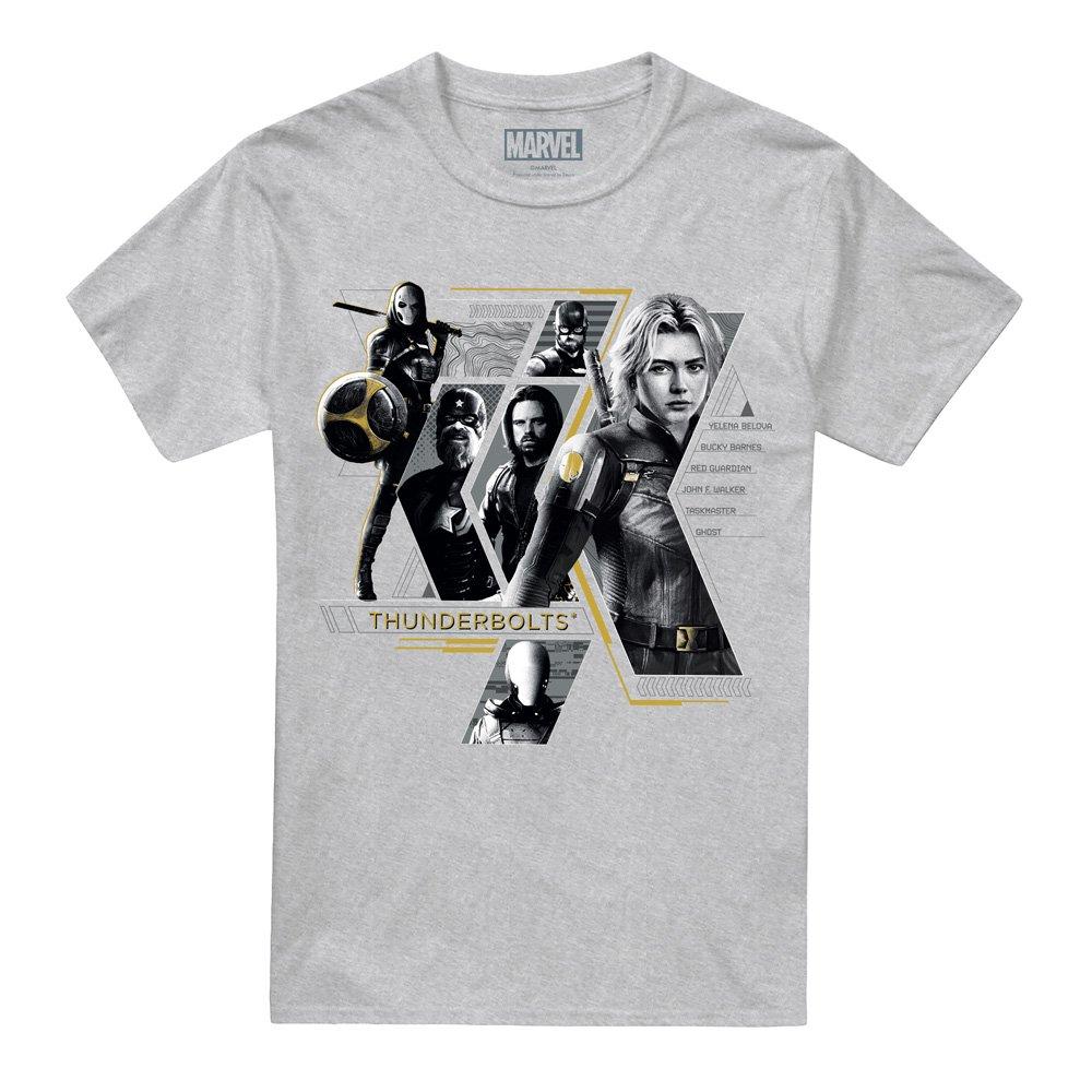 Light Grey - Marvel - Thunderbolts Anti-Hero Team T-Shirt Heather Grey - 4
