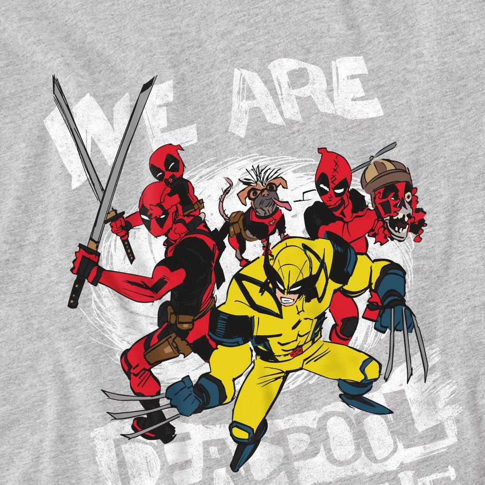 Light Grey - Marvel - SKETCHBOOK WE ARE DEADPOOL AND WOLVERINE T-Shirt - 2