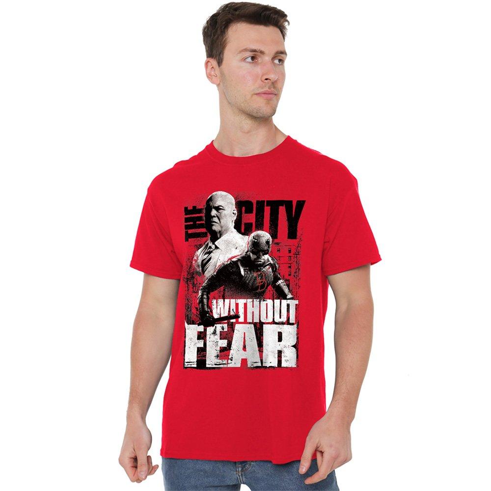 Red - Marvel - Daredevil Murdock Kingpin City Without Fear T Shir - 1
