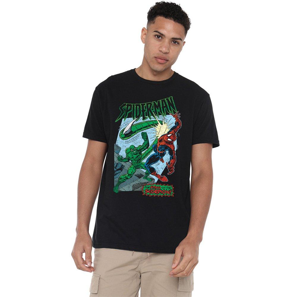 Black - Marvel - Spiderman Retro Sting Of The Scorpion T Shirt Bla - 1