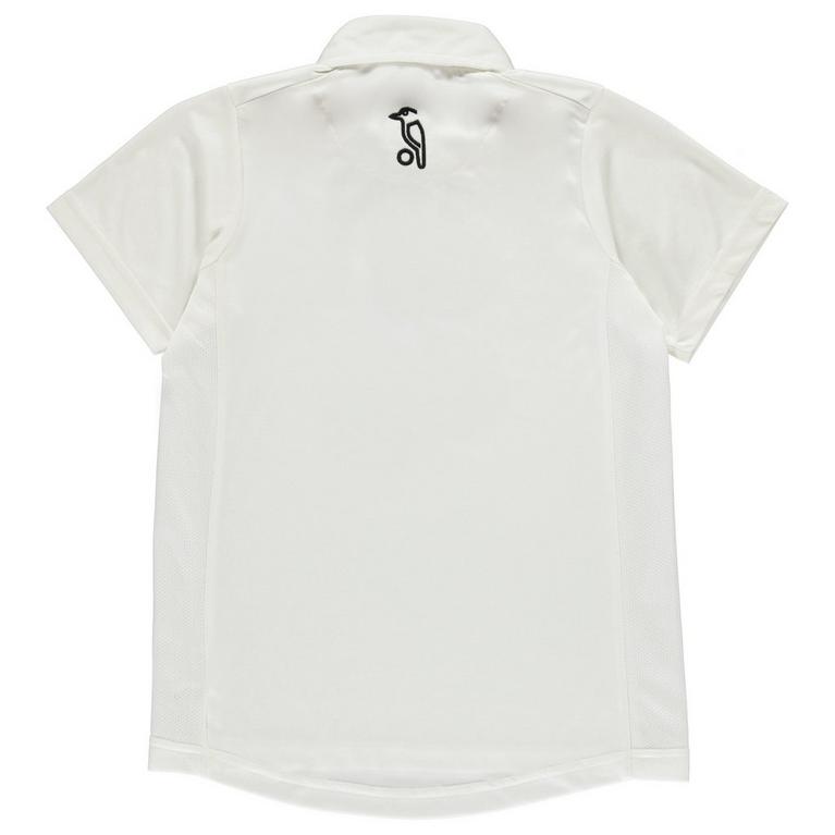 Blanc - Kookaburra - Elite Short Sleeve Cricket Shirt Sn33 - 2