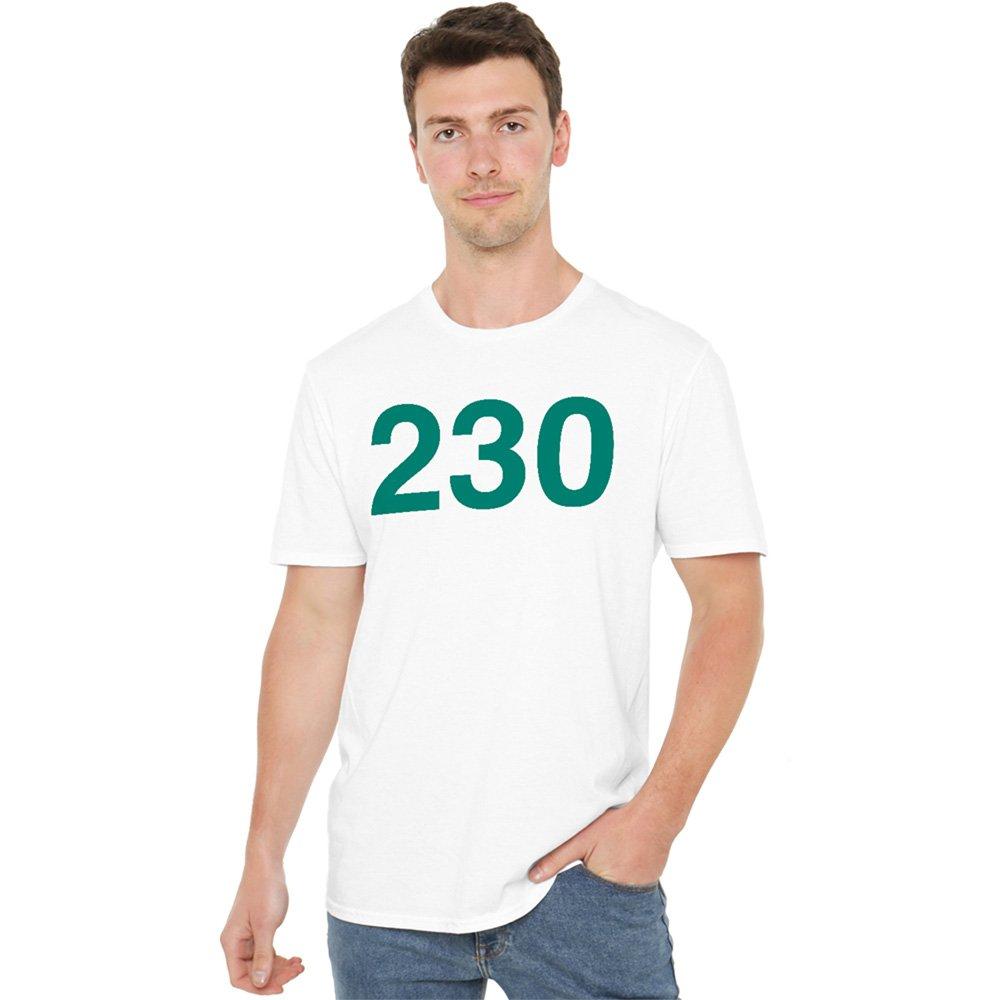 White - Squid Game - Squid Game Season Two Player 230 White T-Shirt Wh - 1