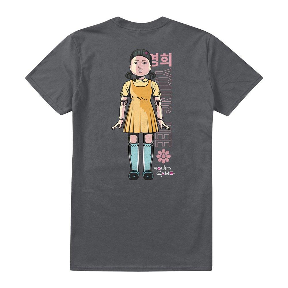 Grey - Squid Game - Squid Game Season One Young-Hee Games (Back Print) - 4